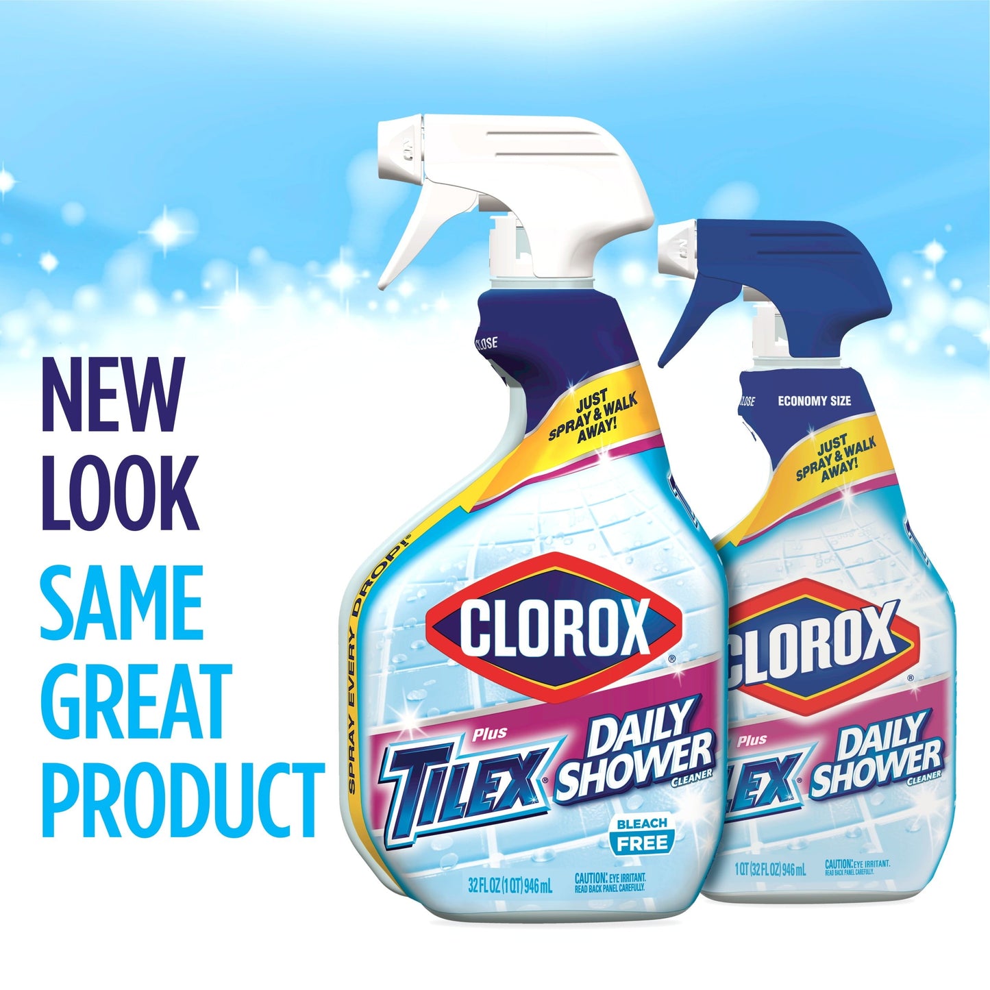 Clorox Plus Tilex Daily Shower Bathroom Cleaner Spray, 32 fl oz