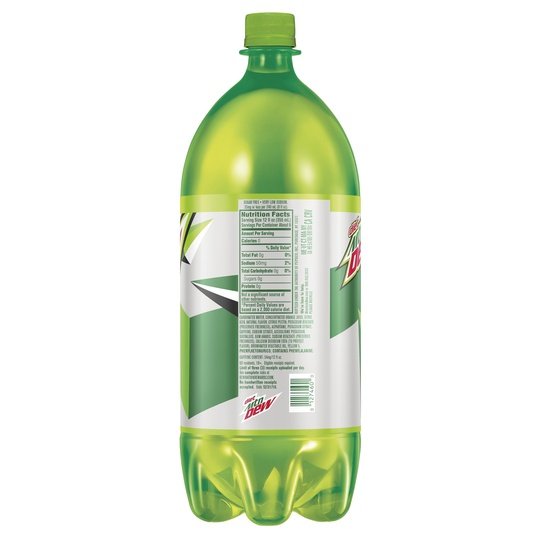 Diet Mountain Dew Citrus Soda Pop, 2 Liter Bottle