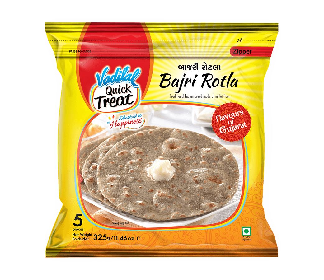Vadilal quick Treat Bajri Rotla (5pcs)