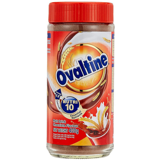 OVALTINE DRINKING POWDER CHCOLATE FLAVOR JAR 400 GM BASIC