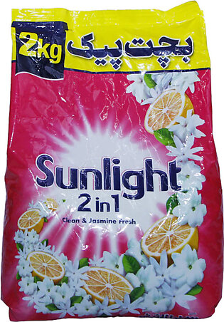 SUNLIGHT WASHING POWDER 2IN1 CLEAN & JASMINE FRESH 2 KG