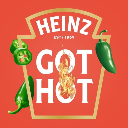 Heinz Tomato Ketchup Blended With Jalapeno, 14 oz Squeeze Bottle