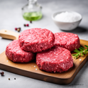 Halal  Fresh Beef Burger Patties | Freshly Seasoned And Prepped | Ready To Cook |