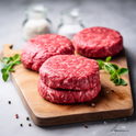 Halal  Fresh Beef Burger Patties | Freshly Seasoned And Prepped | Ready To Cook |