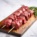Halal Ribeye Steak Skewers | Seasoned | Ready To Grill |