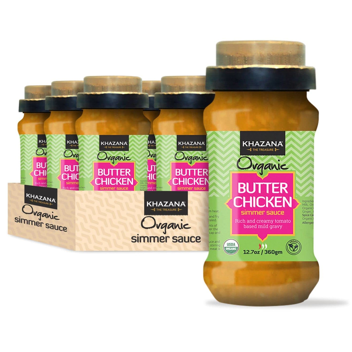 Khazana Organic Butter Chicken Simmer Sauce