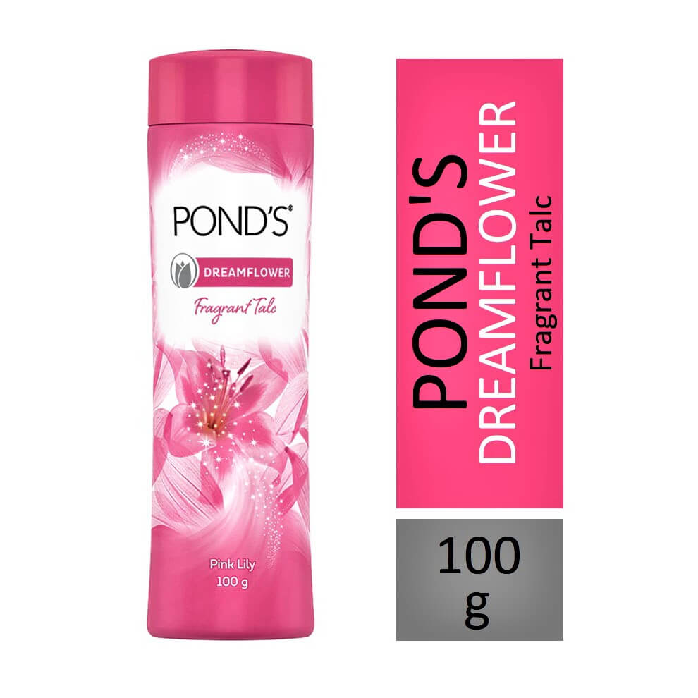 PONDS TALC POWDER DREAM FLOWER PINK LILY 100 GM