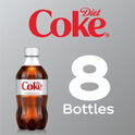 Diet Coke Soda Pop, 12 fl oz, 8 Pack Bottles