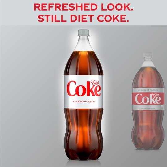 Diet Coke Soda Pop, 2 Liter Bottle