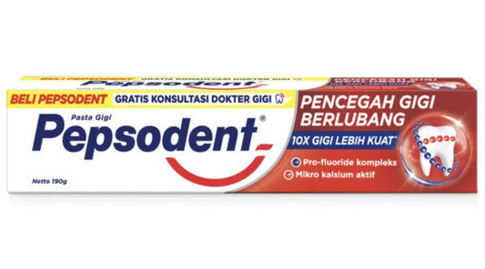 PEPSODENT TOOTH PASTE PENCEGAN GIGI BERLUBANG 190 GM