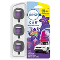 Febreze Car Air Freshener Car Vent Clip Gain Moonlight Breeze Scent, .06 oz., 3 Ct. and Storage Case