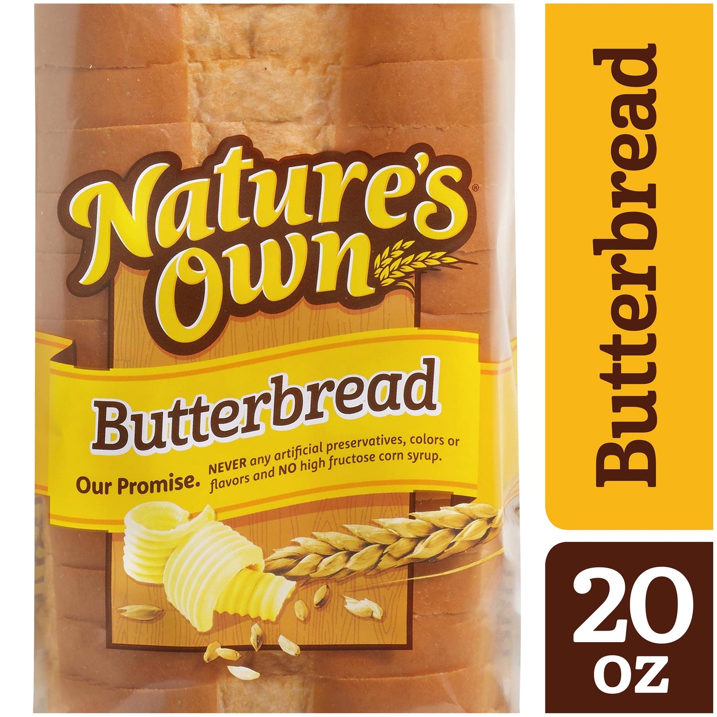 Nature's Own Butterbread Sliced White Bread Loaf, 20 oz