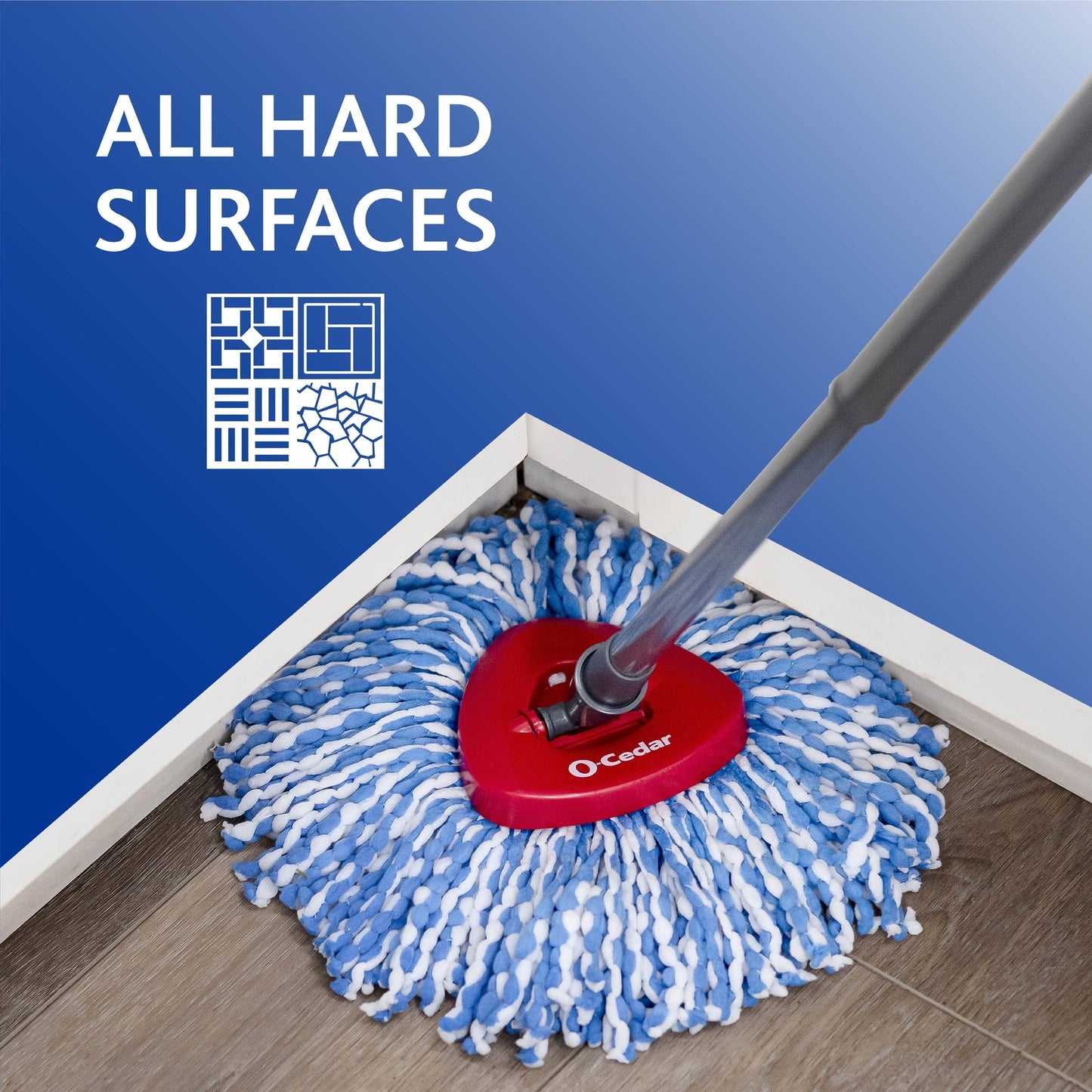 O-Cedar EasyWring™ RinseClean™ Spin Mop Refill, Removes 99% of Bacteria