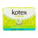 KOTEX SANITARY PADS DAILY FRESH BREATHABLE UNSCENTED 20PC