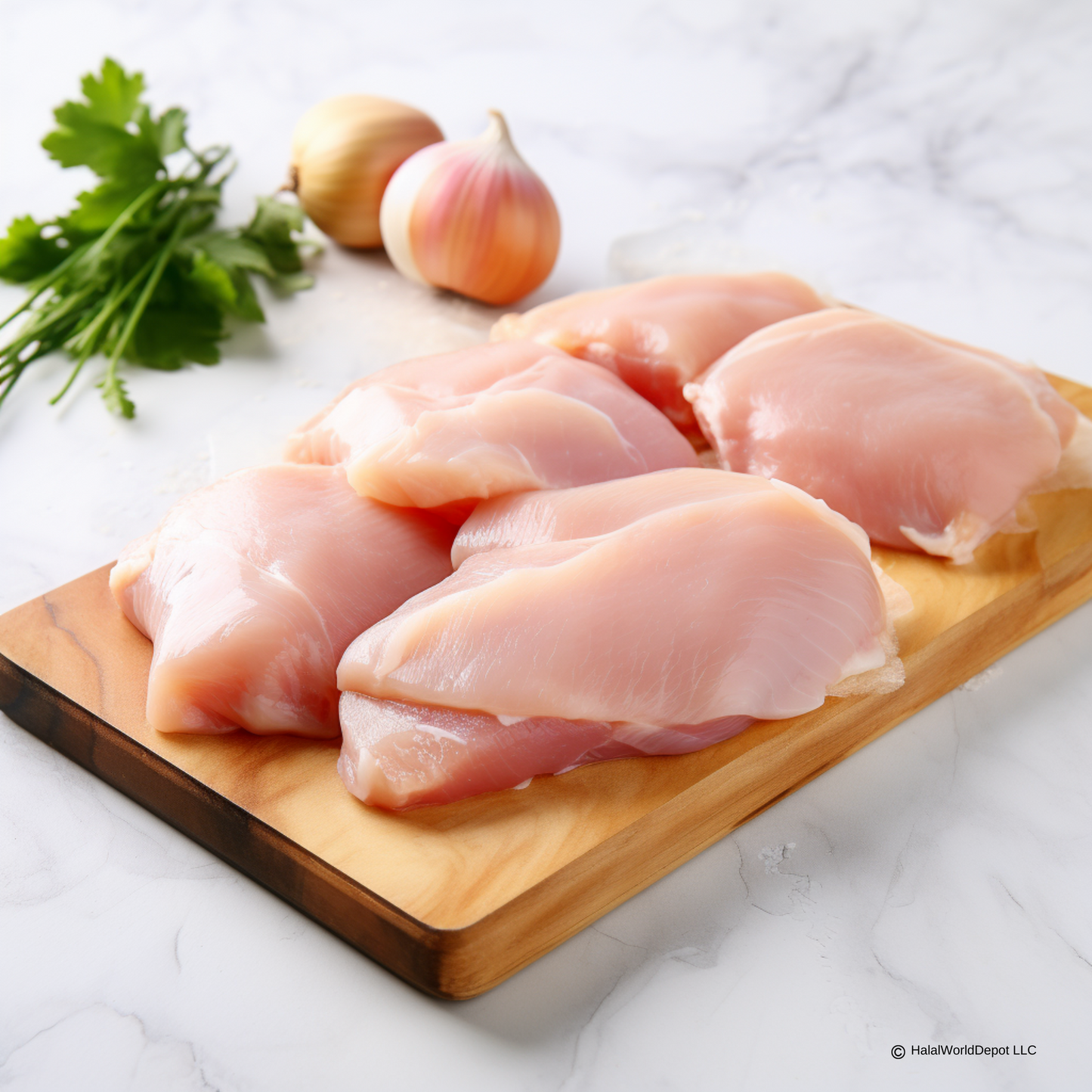 Halal Boneless Chicken Breast 3lbs | Skinless | All-Natural| Freshly Packaged |