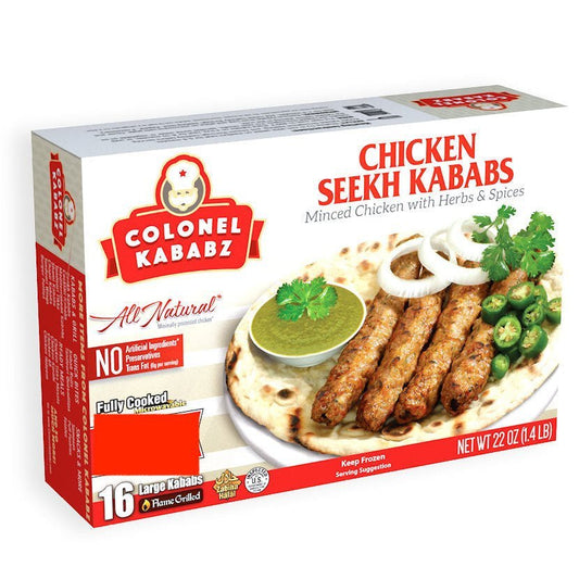 Colonel Kababz Chicken Seekh Kabab Family Pack