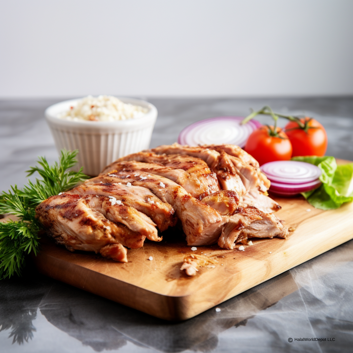 Halal Chicken Shawarma | Seasoned & Prepped | Ready To Cook | Packed Fresh |