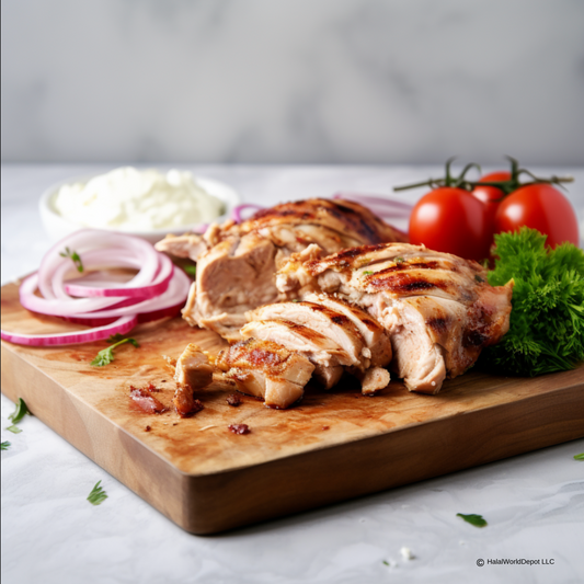Halal Chicken Shawarma | Seasoned & Prepped | Ready To Cook | Packed Fresh |