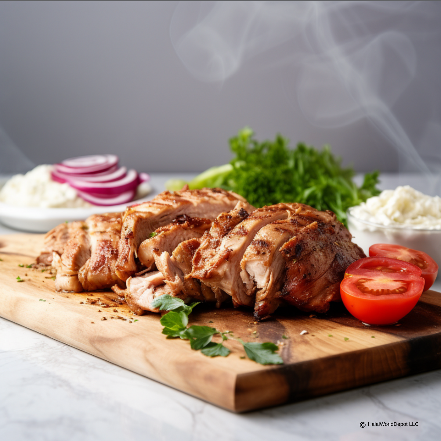 Halal Chicken Shawarma | Seasoned & Prepped | Ready To Cook | Packed Fresh |