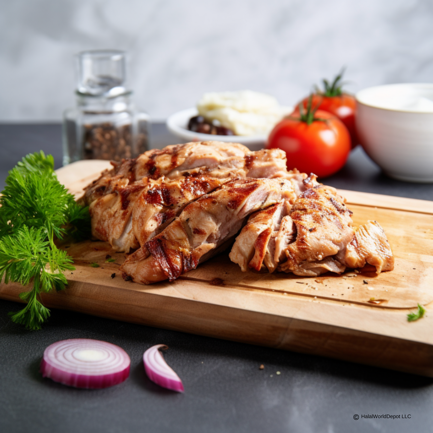 Halal Chicken Shawarma | Seasoned & Prepped | Ready To Cook | Packed Fresh |