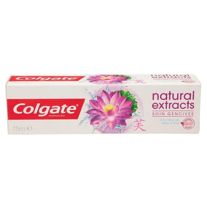 COLGATE TOOTH PASTE NATURAL EXTRACTS SOIN GENCIVES 75 ML