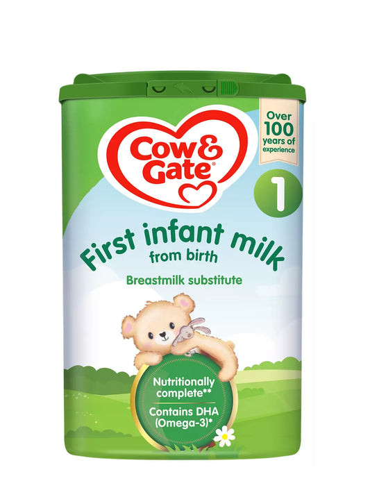 COW AND GATE MILK POWDER BIRTH-6 MONTHS (STAGE 1) 800 GM