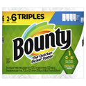 Bounty Select-a-Size Paper Towels, 2 Triple Rolls, White