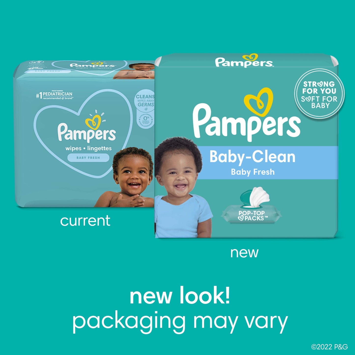 Pampers Baby Fresh Baby Wipes 3X Flip-Top Packs 216 Wipes