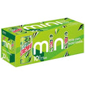 Mountain Dew Citrus Soda Pop, 7.5 oz, 10 Pack Mini Cans