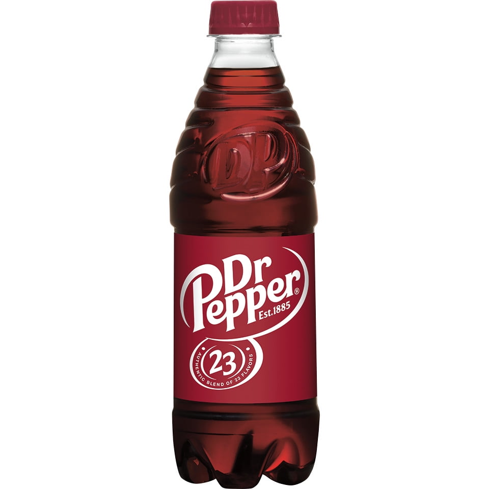 Dr Pepper Soda, .5 L bottles, 6 pack