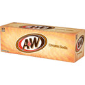 A&W Cream Soda, 12 fl oz, 12 Pack Cans