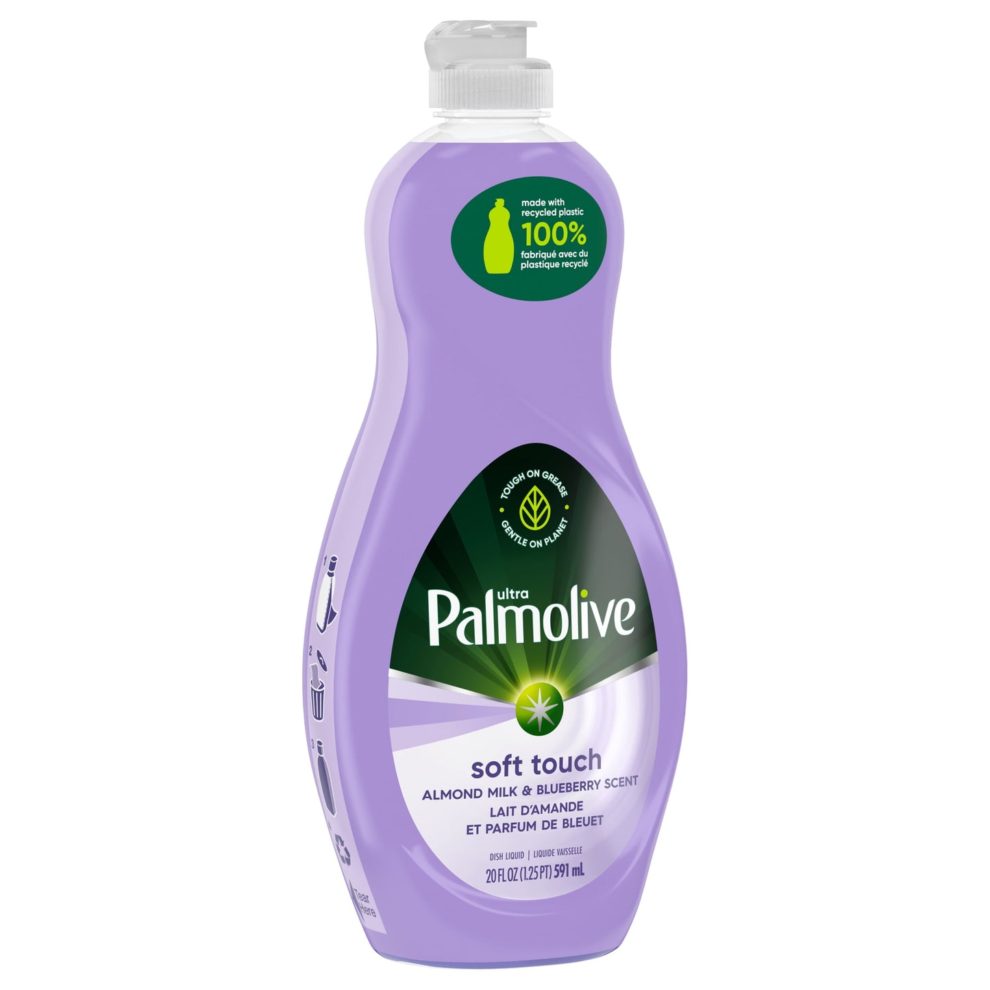 Palmolive Liquid Dish Soap, Almond and Blueberry Scent, 20 Fluid Ounce