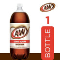 A&W Zero Sugar Root Beer Soda, 2 L bottle