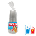 Solo Disposable Plastic Cups, Clear, 18oz, 25 Count