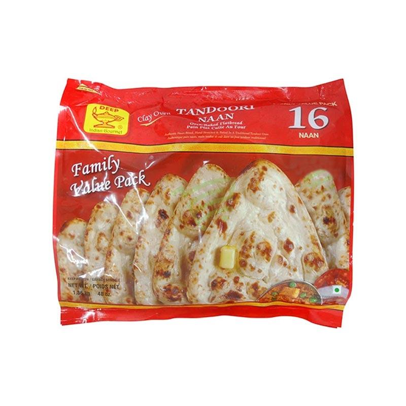 Deep Tandoori Naan  Family Pack (16pcs)