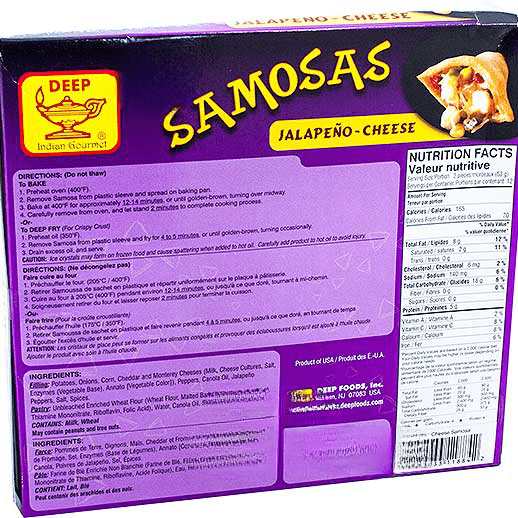 Deep Jalapeno Cheese Samosa (8pcs)