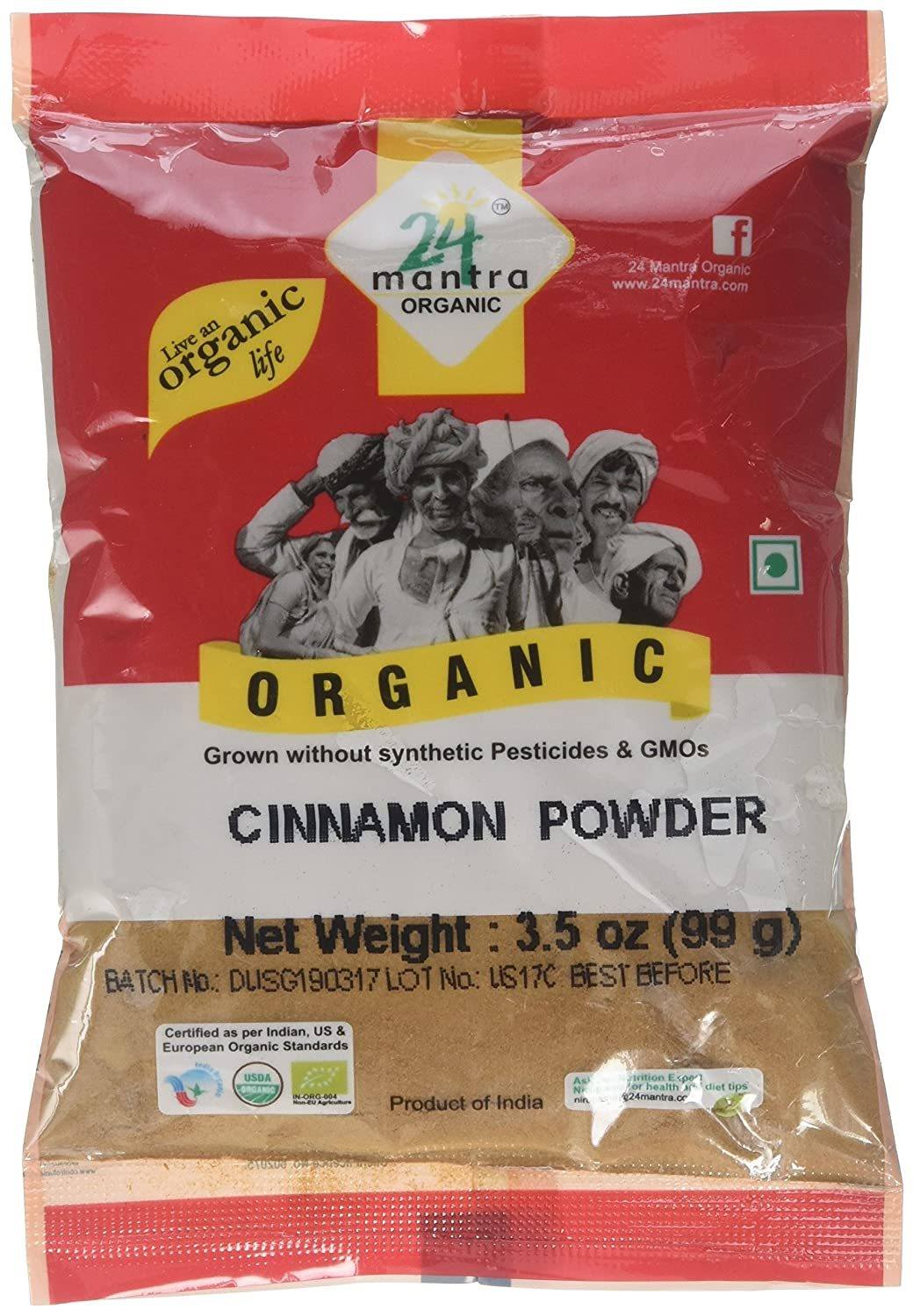 24 Mantra Organic Cinnamon Powder