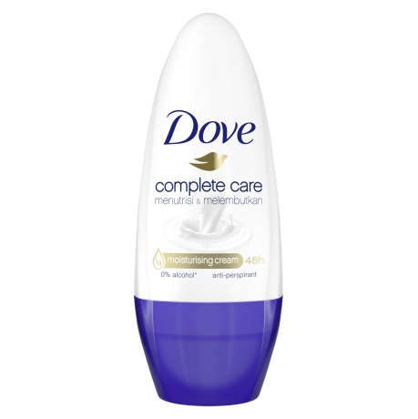 DOVE DEODORANT ROLL ON COMPLETE CARE 48H 40 ML