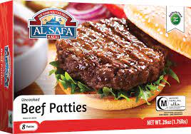 Al Safa Beef Burger Patties