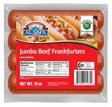 Al Safa Jumbo Beef Frankfurters