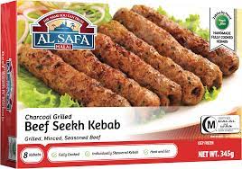 Al Safa Charcoal Grilled Beef Seekh Kebabs Box- Hand Made