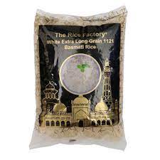 THE RICE FACTORY BASMATI RICE EXTRA LONG GRAIN 1121 1KG