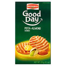 Britannia Good Day Pistachio-Almond Cookies (4Packs)