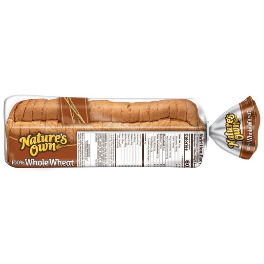 Nature's Own 100% Whole Wheat Bread Loaf, 20 oz