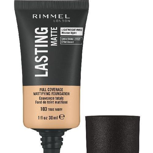 RIMMEL LASTING MATTE FOUNDATION 103 TRUE IVORY 30ML