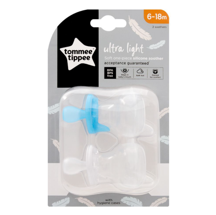 TOMME TIPPEE SILICONE SOOTHER ULTRA LIGHT 6-18M 433453/38