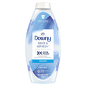 Downy Rinse & Refresh Laundry Odor Remover and Fabric Softener, Ocean Mist, 48 fl oz, Safe On All Fabrics, HE Compatible