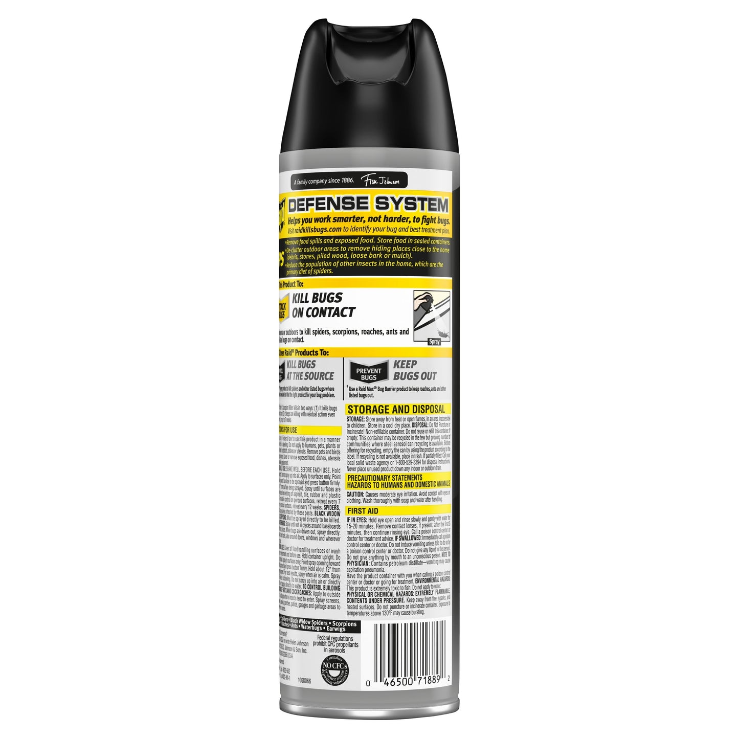 Raid Max Spider & Scorpion Killer, Indoor & Outdoor Anti Spider Spray, 12 oz