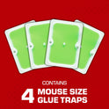 Tomcat Super Hold Glue Traps Mouse Size, Ready-To-Use, 4 Traps