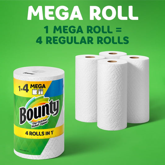 Bounty Select-a-Size Paper Towels, 1 Mega Rolls, White